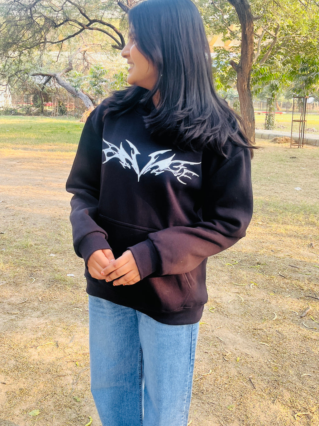 Peace oversized hoodie