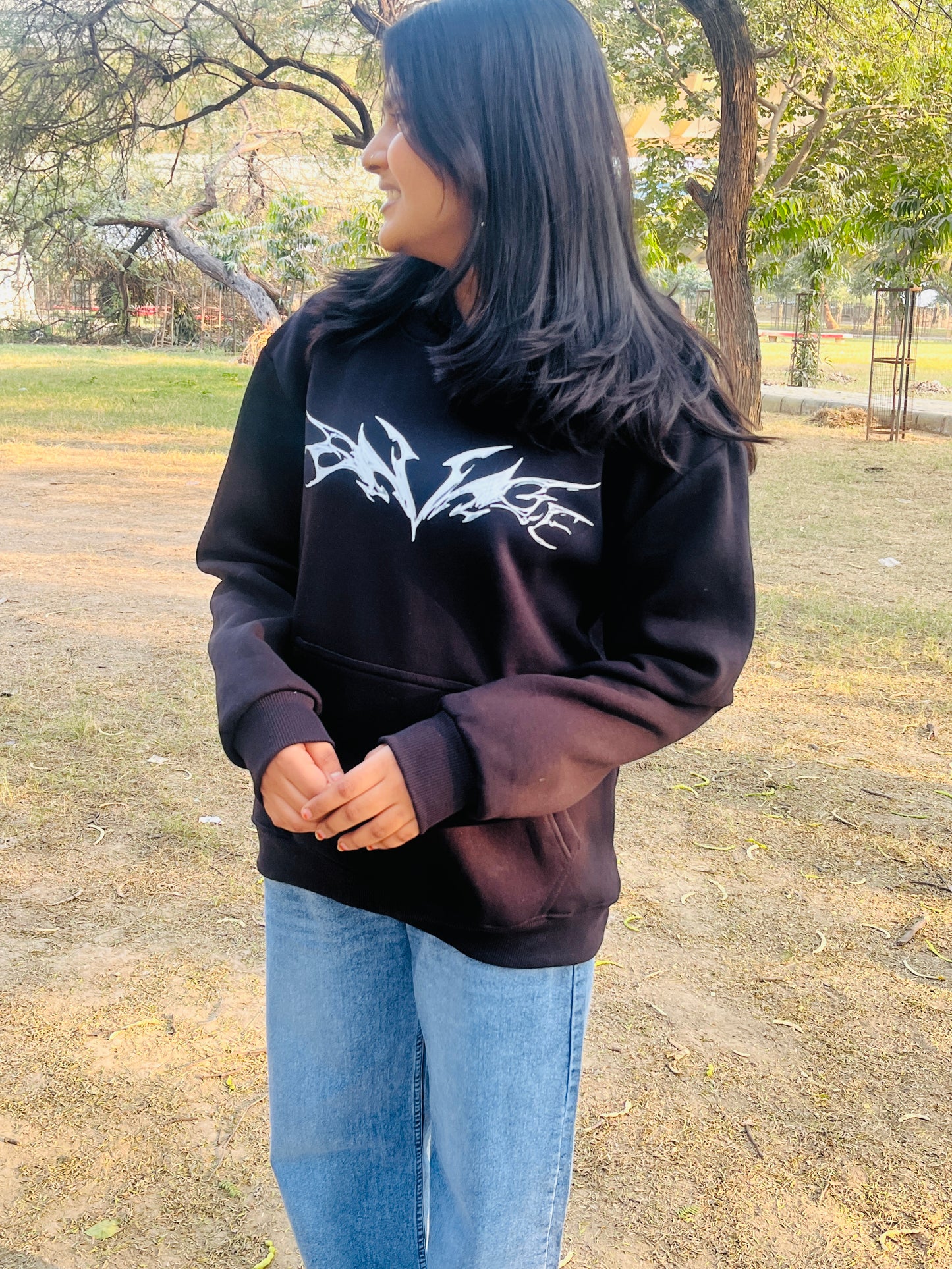 Peace oversized hoodie