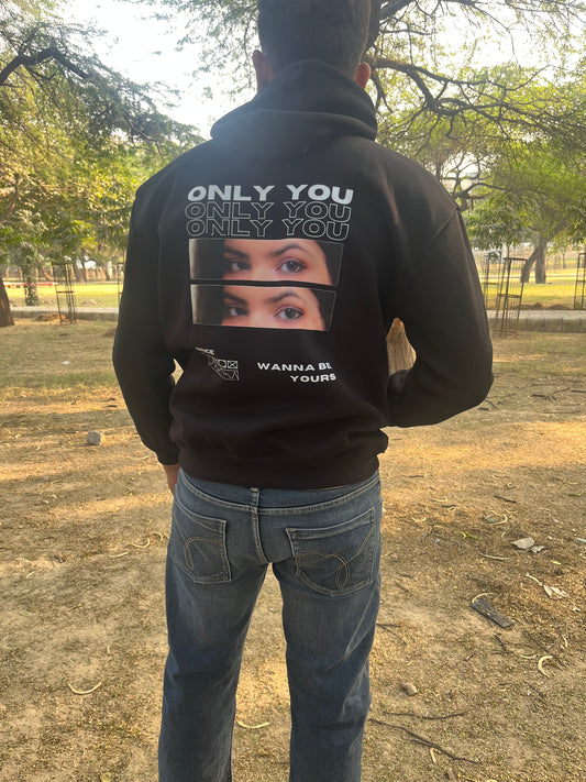 Customised oversized hoodie
