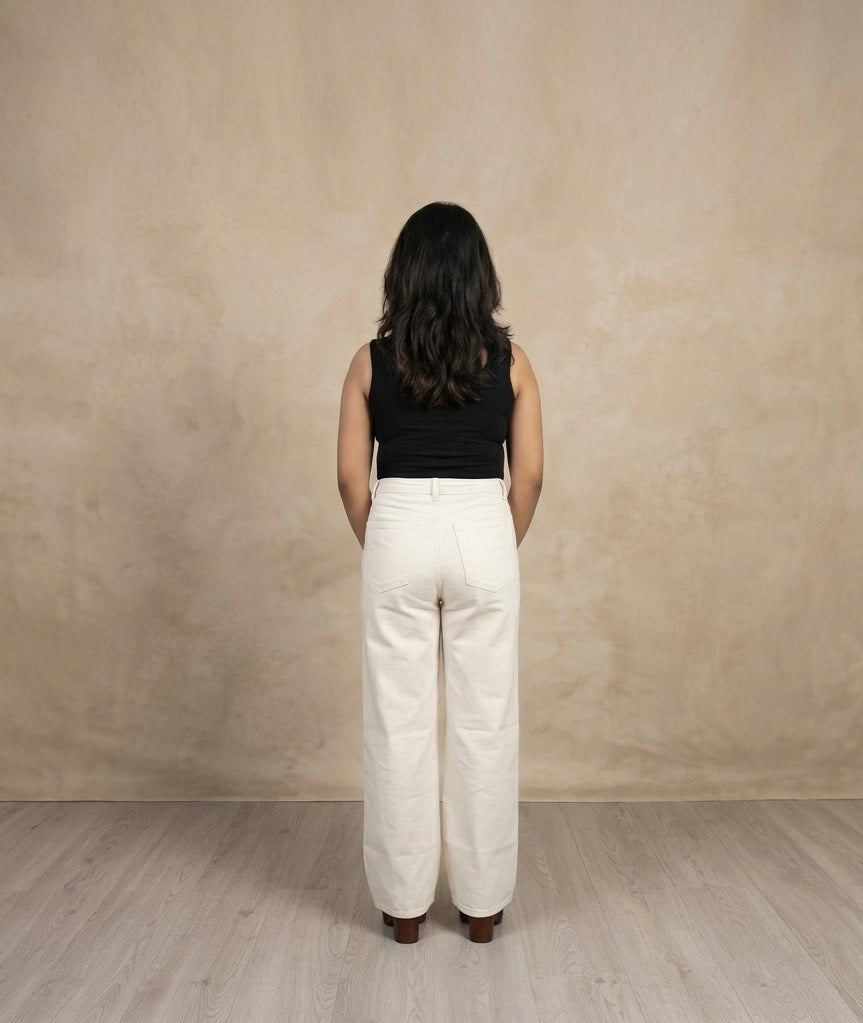 Wide leg jeans for women