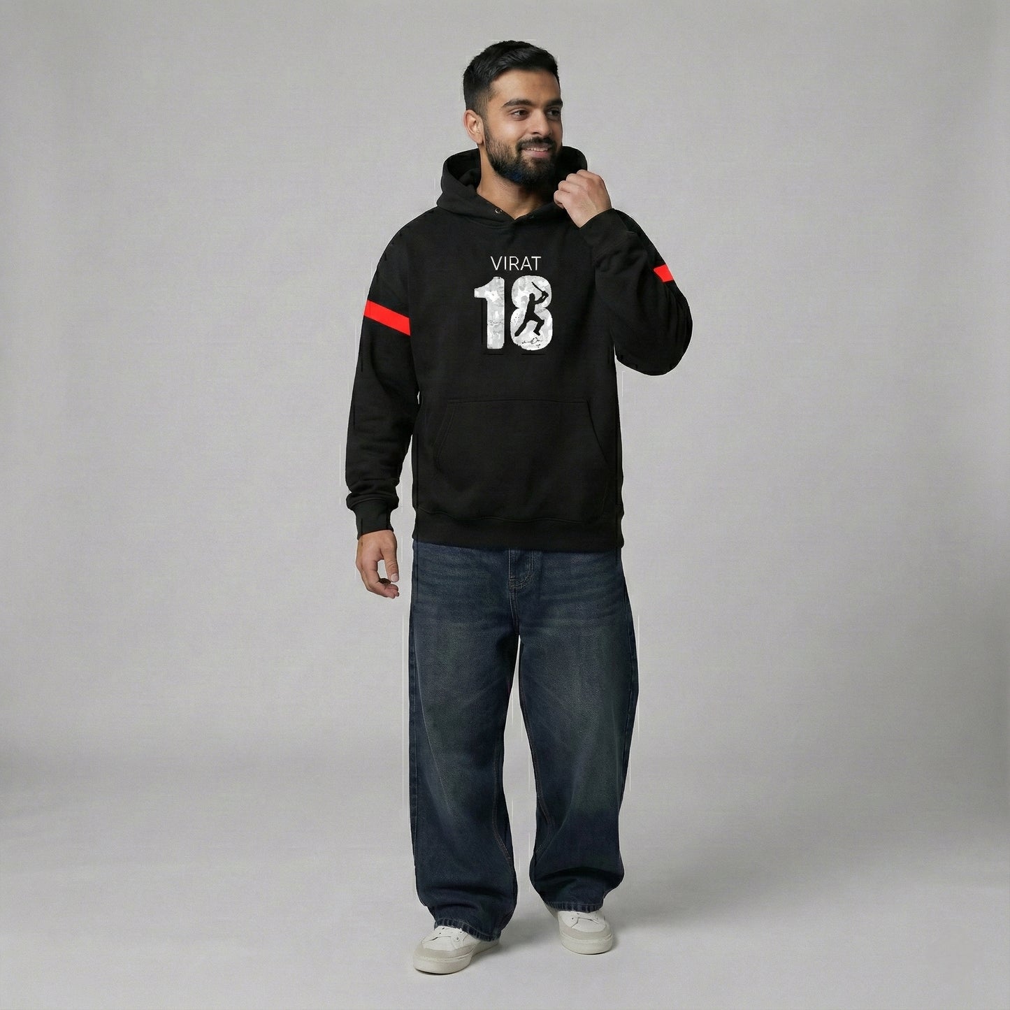 Virat Kohli oversized hoodie