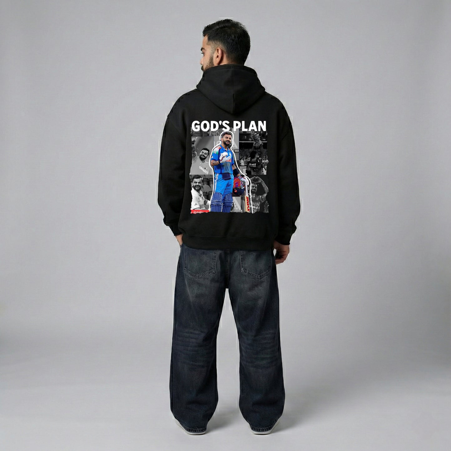 Virat Kohli oversized hoodie