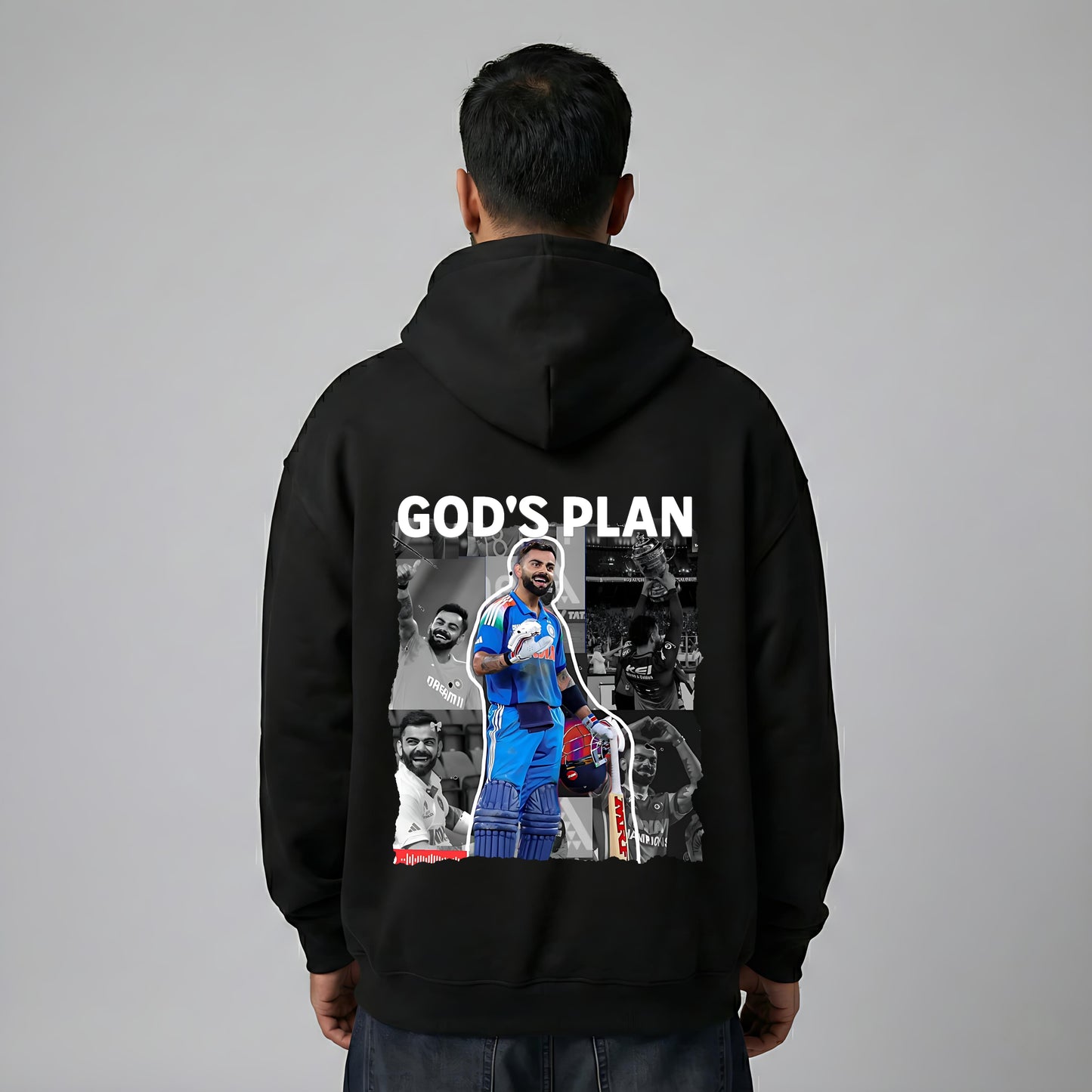 Virat Kohli oversized hoodie