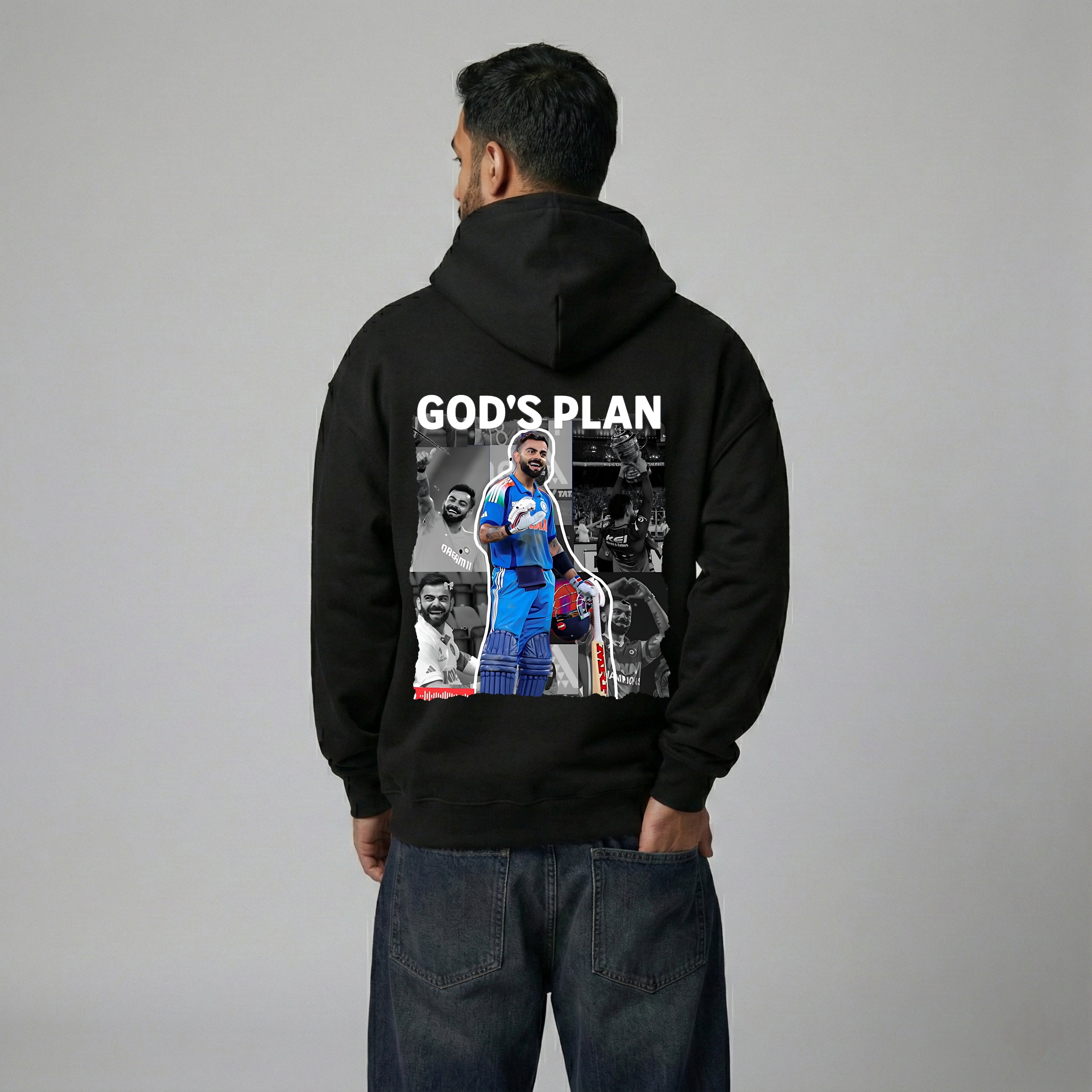 Virat Kohli oversized hoodie